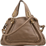 Chloé Grained Leather Paraty Shoulder Handbag