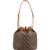Louis Vuitton Monogram Canvas Sac Noé Petit Shoulder Bag