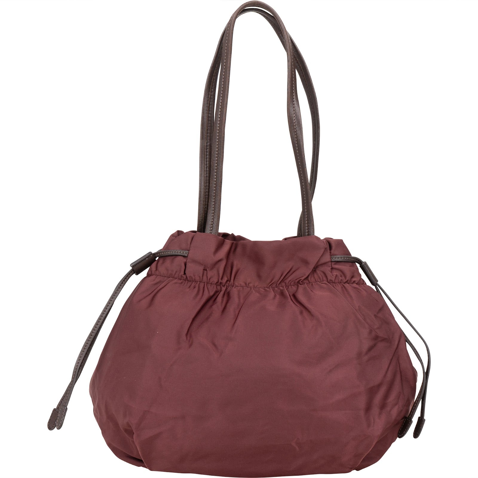 Prada Canapa Tessuto Drawstring Shoulder Bag - vintageandkickz