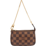 Louis Vuitton Monogram Damier Ebene Mini Pochette Accessoires Handbag