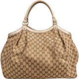 Gucci Monogram GG Canvas Big Sukey Handbag