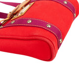 Louis Vuitton Rouge Cotton Antigua Cabas PM Handbag