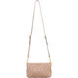 Miu Miu Quilted Nappa LeatherCrossbody Bag