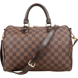 Louis Vuitton Monogram Damier Ebene Speedy 30 Bandoulière Handbag