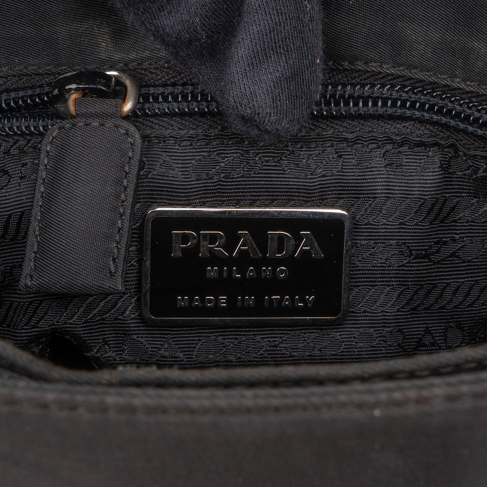 Prada Tessuto Handle Triangle Shoulder Bag - vintageandkickz