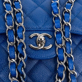 Chanel Quilted Caviar Leather Jumbo Double Flap Crossbody Bag xx maße / datacode, fehlende Ecken - vintageandkickz