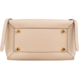 Celine Beige Grained Calfskin Belt Handbag
