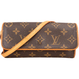 Louis Vuitton Monogram Canvas Twin Pochette Belt Crossbody Bag