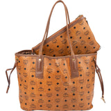 MCM Monogram Visetos Liz Reversible Shopper Shoulder Bag