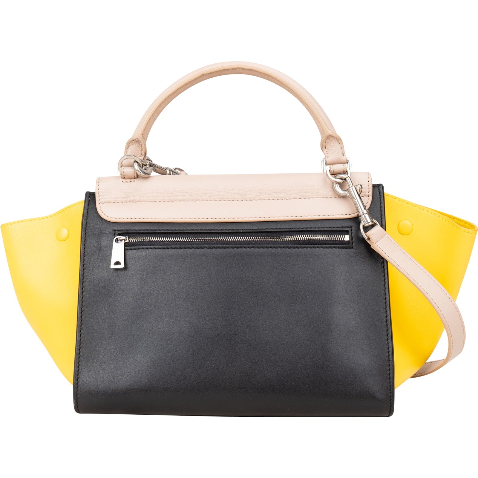 [🔄️B13 / F44] Céline Leather Trapeze Crossbody Bag - vintageandkickz
