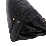 Chanel Quilted Lambskin CC Crown Tote Shoulder Bag