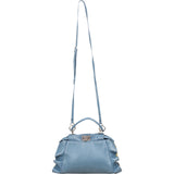 Fendi Leather Small Peekaboo Wave Handbag
