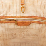 Louis Vuitton Monogram Damier Azur Canvas Neverfull MM Shoulder Bag