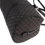 Celine Black Macadam Nylon Boston Shoulder Bag