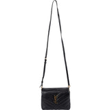 Saint Laurent Quilted Leather Loulou Toy Crossbody Bag