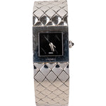 Chanel Silver Tone Matelasse Coco H0009 Women Watch - vintageandkickz