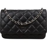 Chanel Quilted Lambskin Wallet on Chain Crossbody Bag