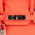 Hermès Coral Epsom Leather Birkin 30 Handbag - vintageandkickz