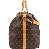 Louis Vuitton Monogram Canvas Keepall 55 Bandoulière Travel Bag