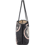 Moynat Monogram Toile 1920 Oh! Tote MM Shoulder Bag