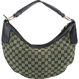 Gucci Monogram GG Canvas Green Shoulder Bag