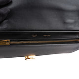 Celine Tricolor Suede Leather Trapeze Handbag