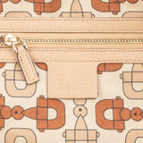 Gucci Beige Guccissima Leather Web GG Boston Shoulder Bag