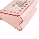 Louis Vuitton Rose Ballerine Epi Leather Studdy Perfo Twist PM Crossbody Bag