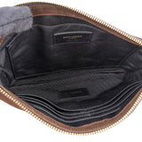 Yves Saint Laurent Brown Suede Fringe Crossbody Bag