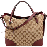 Gucci Monogram GG Canvas Bree Tote Handbag