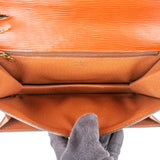 Louis Vuitton Brown Epi Leather Dragonne Clutch