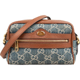Gucci Monogram GG Denim Ophidia Camera Crossbody Bag