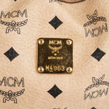 MCM Monogram Visetos Drawstring Bucket Crossbody Bag
