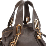 Chloé Pebbled Leather Small Paraty Shoulder Handbag