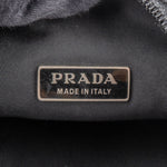 Prada Black Nylon Triangle Vintage Re-Edition Handbag - vintageandkickz