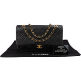 Chanel Quilted Lambskin 24K Gold Medium Double Flap Shoulder Bag