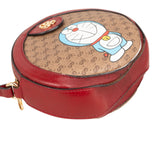 Gucci Monogram GG Supreme x Limited Fujiko Pro Doraemon Round Small Crossbody Bag