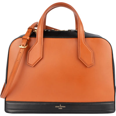 Louis Vuitton Bicolor Rouille Leather Dora Handbag - vintageandkickz