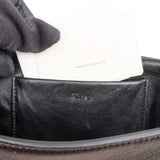 Chloé Black Leather Elsie Turnlock Crossbody Bag