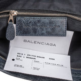 Balenciaga Dark Blue Leather City Handbag