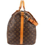 Louis Vuitton Monogram Canvas Keepall 60 Bandoulière Travel Bag