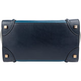 Céline Tricolor Leather Luggage Handbag
