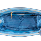 Prada Bicolor Saffiano Leather Galleria Handbag