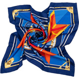 Hermès Sextants Silk 90 Scarf Tuch