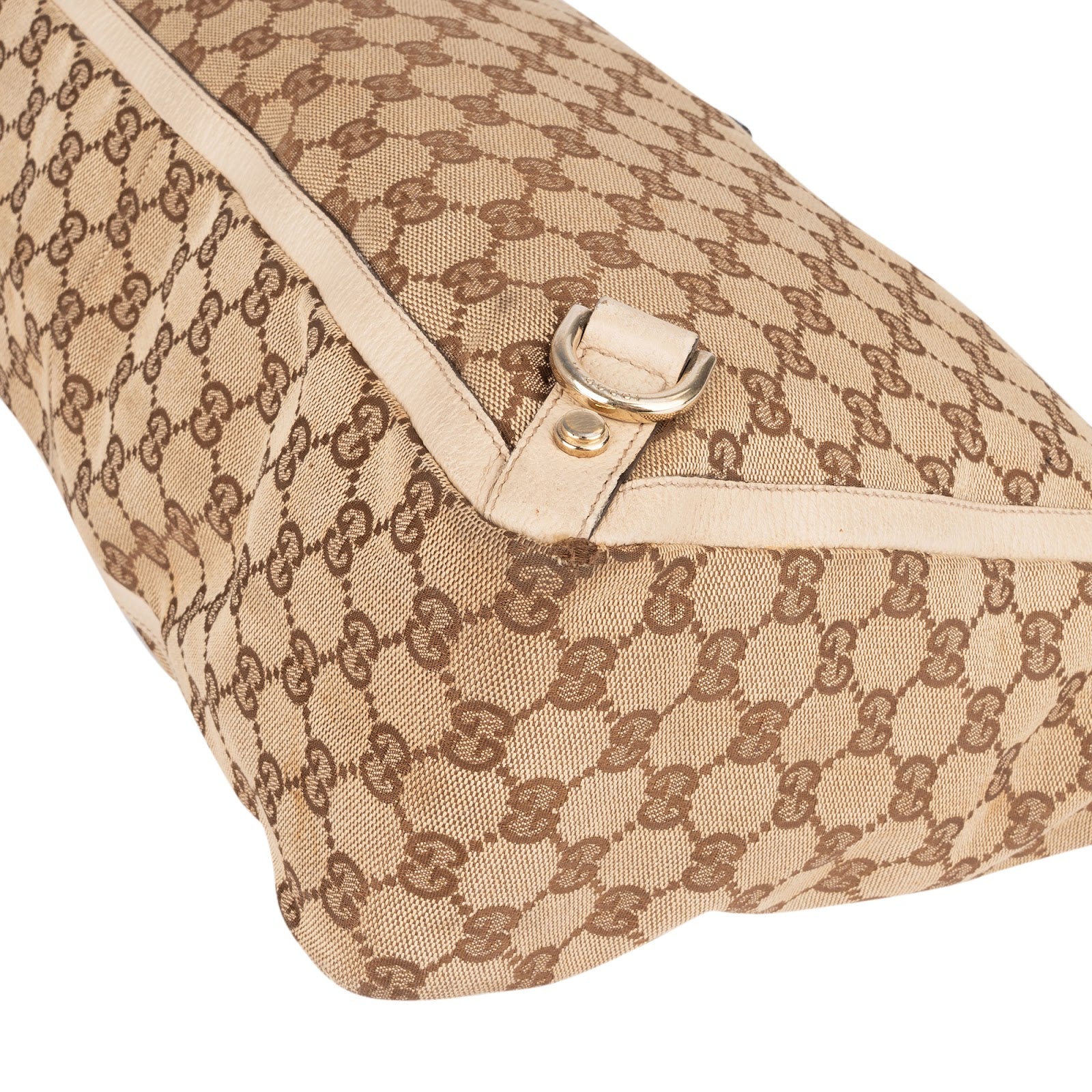 Gucci Monogram GG Canvas Abbey Handbag - vintageandkickz