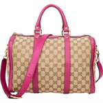 Gucci Monogram GG Boston Handbag - vintageandkickz