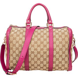 Gucci Monogram GG Boston Handbag - vintageandkickz