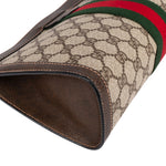 Gucci Monogram GG Supreme Web Clutch - vintageandkickz