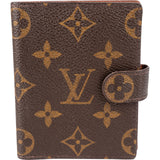 Louis Vuitton Monogram Canvas Mini Agenda Cover Card Holder