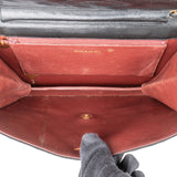 Chanel Quilted Lambskin 24K Gold Single Flap Shoulder Bag